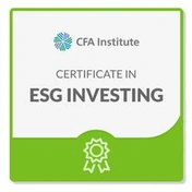 شهادة معهد CFA في الاستثمار في الحوكمة البيئية والاجتماعية
